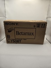 Sony L-750 BT Betamax Box Tape Lot Sealed
