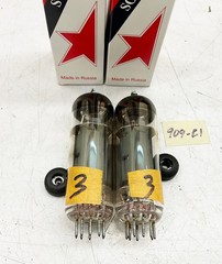 Pair of Sovtek EL84 Tubes Tested and Matched