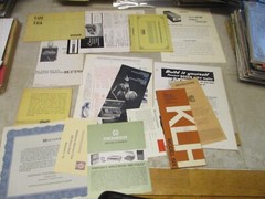 VTG Lot Radio Stereo Manual Sony Barzilay Pioneer KLH Lafayette Hifi Brochure