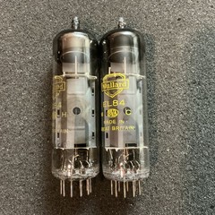 Rare NOS Yellow Mullard EL84 6BQ5 Tubes kM1 MATCHED Pair N709 E84L CV2975 L@@K!