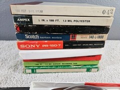 12 used Generic 7″ Reel-To-Reel Tape LOT Please Read! Limited Buy now