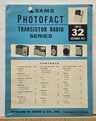 1 Sams Photofact Vol 32 TSM-32 Servicing Transistor Radio Series 1963