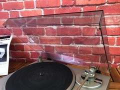 TECHNICS SL-Q350 Quartz Direct Drive Fully Automatic TURNTABLE Tested POWERS ON!