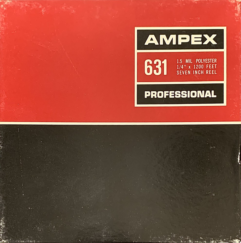 Ampex 631 Reel to Reel Recording Tape, SP, 7″ Reel, 1200 ft, *SALE*