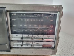Vintage GE Spacemaker Kitchen Companion TV Radio 7-7150B Monochrome CRT 1986