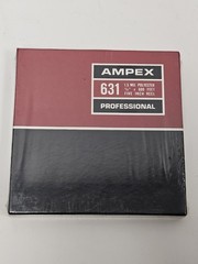 Ampex 631 | 1/4 Inch X 600 Feet | 5 Inch Reel | Sealed, New Old Stock