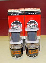 Pair, RCA Radiotron Type 6Y6GA Radio/Audio Output Tubes, NOS