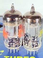 Matched Pair Sylvania 6AN8A NOS NIB One Label Zenith Tested Like NOS Tube