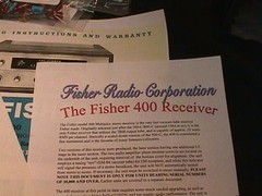 Fisher Model 400 Vacuum Tube Receiver restoration Kit Now with FULL COLOR PHOTOS