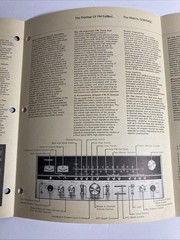 Technics SA-6800X 4 Channel Receiver Vintage Brochure Rare