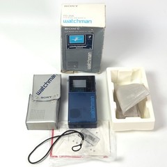 Vintage Sony Watchman FD-20A Handheld Portable ANTENA TV Blue – Works Read Desc