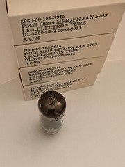 NOS MATCHED Quad PHILIPS ECG JAN 5763 (CV2129) Audio VACUUM TUBE (CLOSE TO EL84)