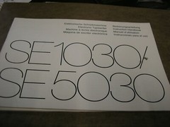 TRIUMPH-ADLER TA – SE1030, SE 5030 INSTRUCTION HANDBOOK, SEE PICS