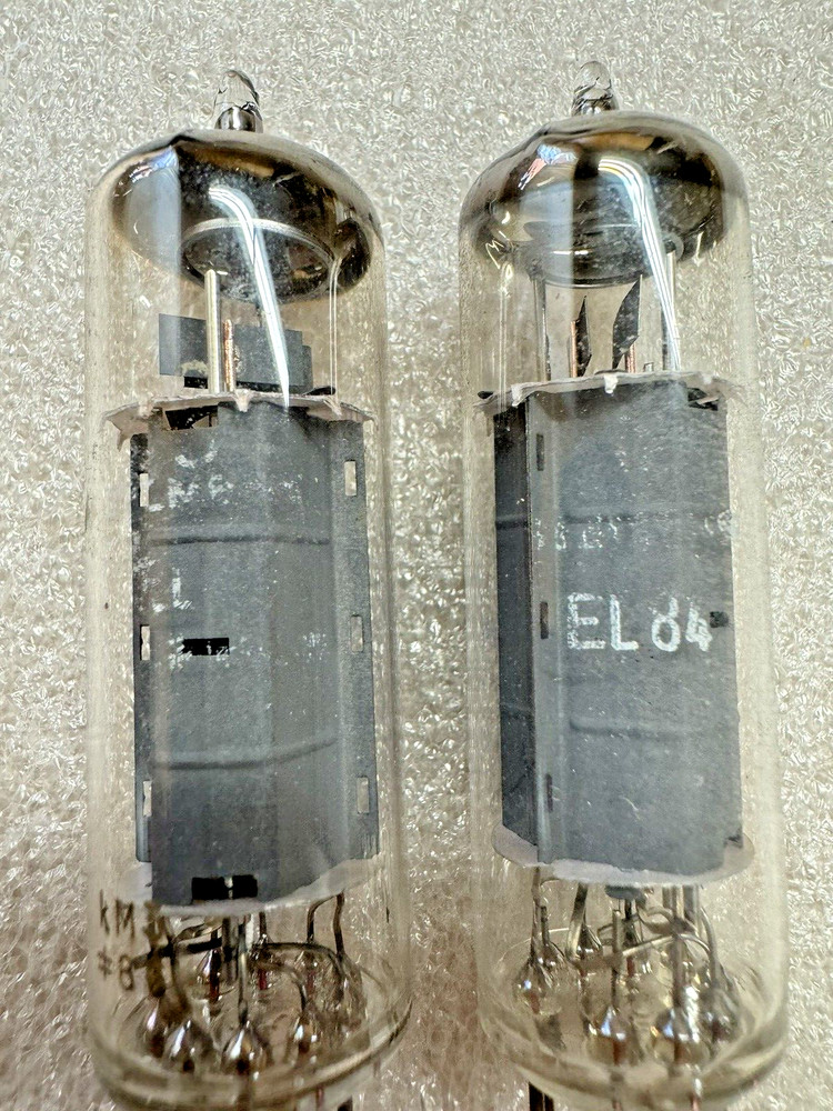 Siemens & Halske EL84 6BQ5 Matching Pair Output Tubes