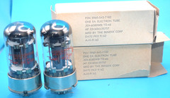 Matched Pair – 6080WB Bendix JAN CEA Tubes -Graphite Plates – TV7 Tested NOS+
