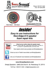 Rockford Fosgate RFP 3412 RFP 3812 Single 12″ Foam Speaker Repair Kit (SINGLE)