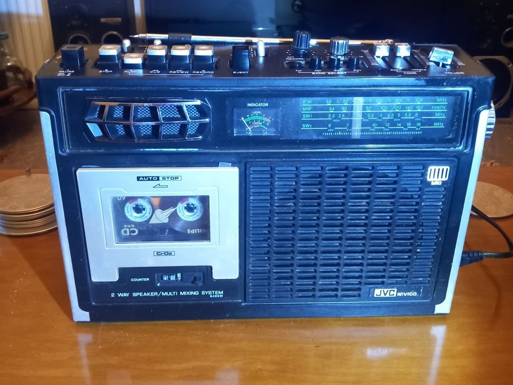 Vintage JVC Nivico 9465 S 2-Way Stereo Cassette Mixer – Fully Working 1974 Japan