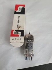 Lot 10 Lindal Electronic Tubes w BOXES 6EJ7, 6JN8, 6LT8, 6LX8, 6LN8, 6ML8 Etc