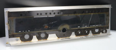 LUXMAN R-1050 Receiver Part – Front Face plate Part No Bezel Glass is Cracked