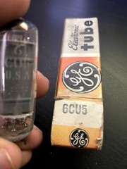 GE 6CU5 Audio Electronic Vintage Radio HAM Vacuum NOS Tubes
