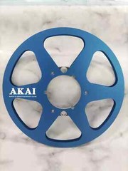 10.5 inch Metal Reels Akai Pair Blue