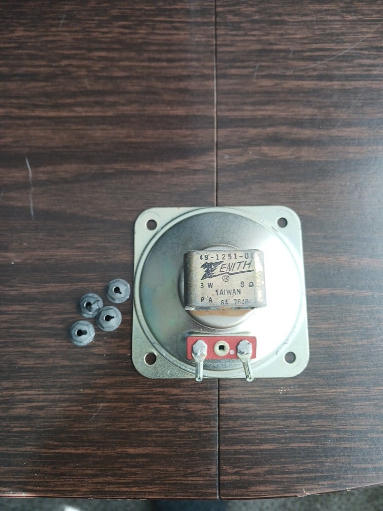 Zenith Allegro 1000 Tweeter 49-1251 Works Speaker Replacement Part 8 Ohm 3 W