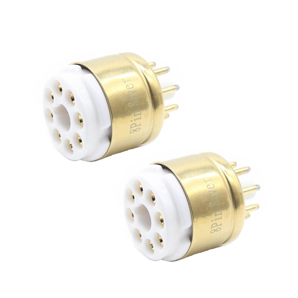 2Pcs 8Pin Octal Socket Saver for EL34 KT88 6550 6L6 6CA7 5U4G 5Z3 274B 6F8G USA