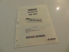 Yamaha Handy-Sound HS-501 Keyboard Service Repair Shop Manual Schematics Parts