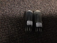 Pair Philco 6V6GT / Dark Glass Vintage Radio Tube Guitar Audio Amp Tested