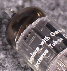 (1) ANOS RCA 12AX7 (Arcturus Brand) Long Black Plate Tube ~Square Getter~ NICE!