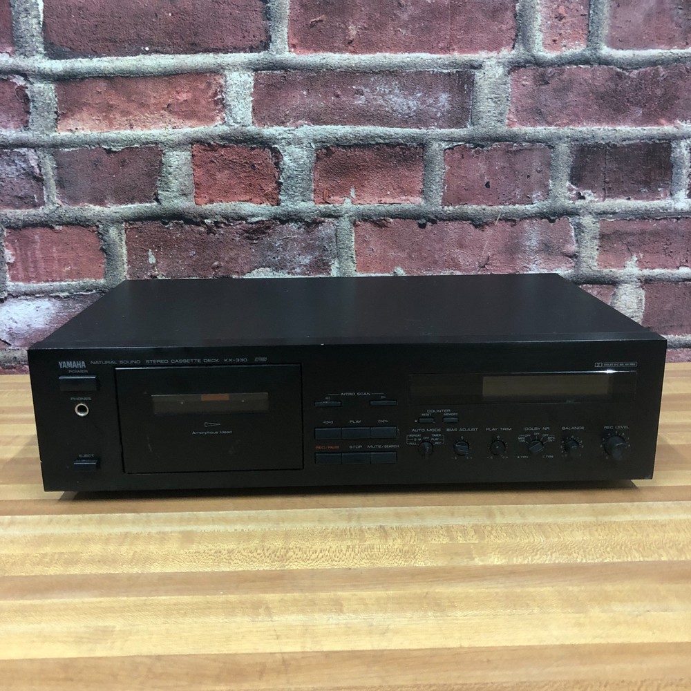 Yamaha KX-330 Natural Sound Stereo Cassette Deck (TESTED WORKS)