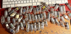 Vintage Vacuum Tube Lot – 40+ Tubes – RCA, Sylvania, Mullard, GE, Brimar SomeRar