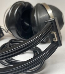 Vintage Black Round Sonic A Stereo Headphones Tested! JS3