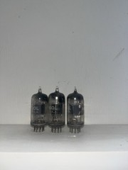 3 Tung-Sol 6AN8A Tubes TV7 Tested Tested Almost Matching And Strong