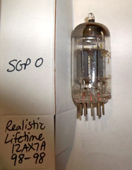 Strong Realistic Lifetime Short Gray Plate O Getter 12AX7A / ECC83 Tube – 98/98