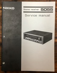 Nikko Model 5055 Receiver Service Manual *Original*