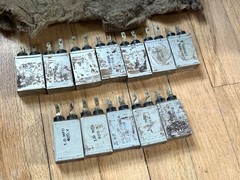 Rare Lot Of 12 NOS CRV 48595 A 1.0 MFD 400 V USN PIO Oil Capacitors For Tube Amp
