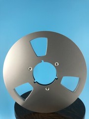 Burlington Recording 1/2″ X 10.5″ SILVER NAB METAL REEL RTM RMG ATR CAPTURE NEW
