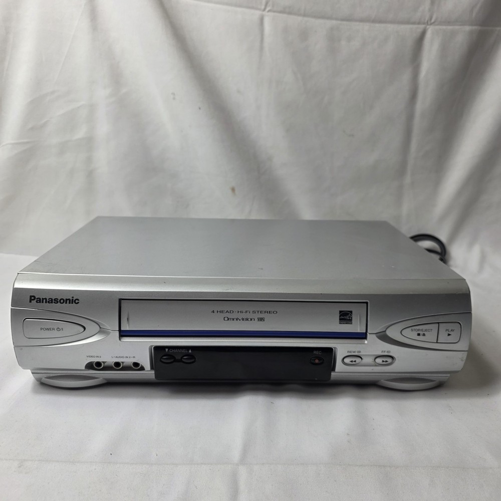 Panasonic PV-V4524S Blue Line 4-Head Hi-Fi Stereo Omnivision VHS VCR -No Remote