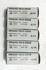 G.E JAN 12AX7WA Tubes NOS (Lot of 5pcs)