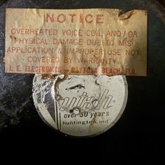 Vintage Utah 15″ Speaker MH15PXC, 328638