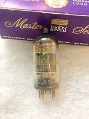 Mullard 10M ECC82 12AU7 Gold Pins Tested Strong Excellent Sounding
