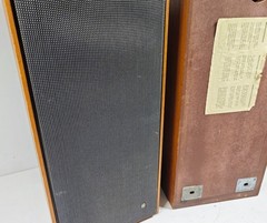 Pair Bang and Olufsen Beovox 1500 Speakers – Used, Working Has Scratches