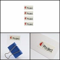 Pro-Ject Turntable logo badge Sticker Decal waterproof 31mm(1.22″)X13mm(0.51″)