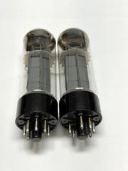 Matched Current Pair Matsushita EL34/6CA7 Tubes One Labeled Sylvania Test Strong