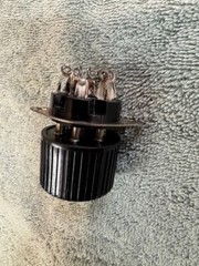6 Pin tube Socket conector Hammond Leslie Gibson Fender guitar amplifier speaker
