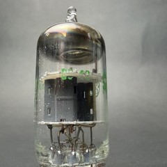 1964 JAN 12AT7WC 6201 GE Tube Gray Plate TV7 Tested NOS T7-4