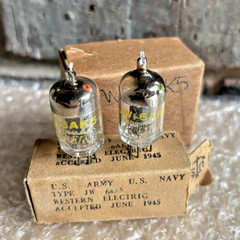 WESTERN ELECTRIC VACUUM TUBES JW-6Ak5 IN BOX 1945