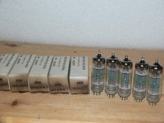 5 NIB GE 6X4WA/EZ90 Tubes (USA) 1 sleeve
