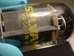 SYLVANIA 7591A TUBE US-made coin base (tested strong) ****